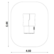 Maisonnette avec table et bancs en acier inoxydable et PEHD pour aire de jeux - conforme EN1176 - Référence BT12082_2