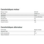 Power Technic 7500 TE AVR C5 - Groupe électrogène Kohler - Gamme TECHNIC - Puissance max 6,5 kW / 8,1 kVA - 50 Hz_2
