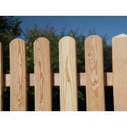 Clôture Bressanone - Clôtures en bois Pircher - Mélèze alpin brut 200 x 79 cm_2