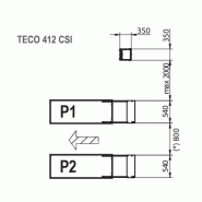 Pont élévateur à ciseaux TECO 412 CSI - électro-hydraulique - capacité 4000 Kg - encastrement_2