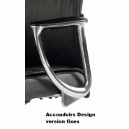 Fauteuil Président cuir avec renfort lombaire RIXON - cuir noir_2