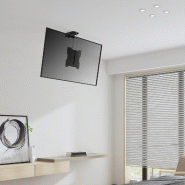 VALUE Bras pour TV, montage au plafond, pliable, 17-37