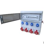 Coffret de prises tétra équipé de matériel Schneider Electric