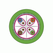 METZ CONNECT Câble Ethernet industriel M12 M/M, codage X, 5 m_2