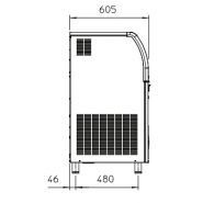 Machine à glace en grains AF 156 WS - Scodif Scotsman - Production 150 kg/24h - Stockage 55 kg - Finition inox_2