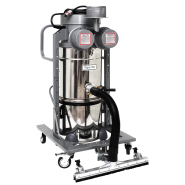 Aspirateur industriel antistatique pour nettoyage des champs de tir - 4D-35L EX DT MFS HEPA (FRP) - 5 filtres HEPA et cuve détachable_2