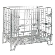 Conteneur grillagé standard pour le stockage, la manutention et le transport de produits divers - charge utile 800 kg_2