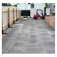 Plaque de protection de sol en matière recyclée - Sodimar - écologique - haute flexibilité - 0,86 m²_2