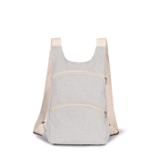 Sac à dos recyclé avec poche arrière antivol - Kimood - Réf: KI5101 - Bretelles confort 4 cm - Plusieurs couleurs disponibles_2