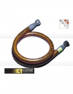 C06-g501 - Flexible inox gaz butane propane - Raccord filetage G 1/2, conforme NF D 36121_2
