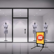 Panneau B2 (70x50 cm) à ressorts - Base métallique noire - Réf. 215326NR - Black-Line® étanche et résistant_2