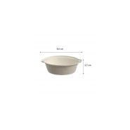 Petite cocotte biodégradable en pulpe de canne - 50 ml - 8,6 cm - Design raffiné - nn14200080_2
