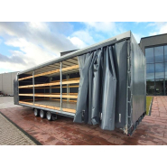 Remorque porte voiture-plateau - Bâche haute 1,80m, 9,00 X 2,30 M, 3500 KG - TA-NO TRIO PREMIUM 35.90_2