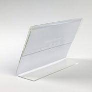YGL-LSH-02 - Porte-affiche personnalisé en acrylique pour menu - Anhui Yageli Display - 10x15x4 cm - Épaisseur : 3mm, 4mm, 5mm ou personnalisée_2