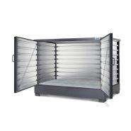 Box de stockage Solidmaxx C2.1 - 274682W - Pour fûts et cuves IBC/GRV avec bac de rétention monobloc_2