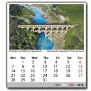 Calendrier magnétique personnalisé - 16 feuilles carton - Impression quadrichromie - Fabrication française_2