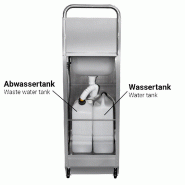 Lave-mains inox avec distributeur de savon et essuie-mains | GGM - HWBP4312PS_2