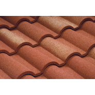 Tuiles métalliques canal ou romane, revêtues de pierre naturelle - METROTILE® Canal ROMANA_3