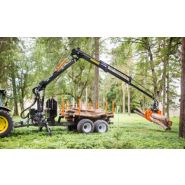 Remorque forestière professionnelle BMF 14T2 Pro