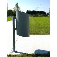 La corbeille CHEAP - poubelle publique - The Italian Lab - acier ép. 20/10 et 30/10, diamètre 330mm, H 960mm, capacité 35L_2