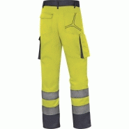 Pantalon de travail haute visibilité Mach2 - Coton/Polyester - Classe 2 - Bandes rétro-réfléchissantes - M2PHV_2