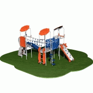 Structure de jeux inox - 3 tours - gamme Primo Spacio - PRS3121_2