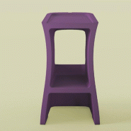Tabouret haut intérieur/extérieur Karla - Sokoa - Violet_2