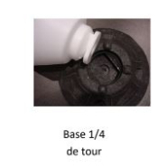 Balise de renforcement permanent en PEHD recyclable - 1/4 de tour - STI Balisage routier - structure monobloc, hauteur 750 mm_2