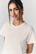 Robe t-shirt écoresponsable en éponge à épaules tombantes femme - Native Spirit - Réf: NS5028 - 80% coton biologique / 20% polyester recyclé_2