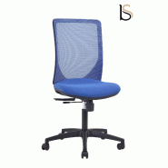 Siège de bureau dossier résille MAT - Bleu, Non_2