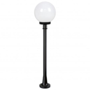 Borne classique Globi IP43 E27 42W Noir - Hauteur 1160 mm - Aluminium et design résidentiel_2