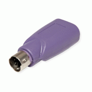 VALUE Adaptateur PS/2 - USB, violet_2