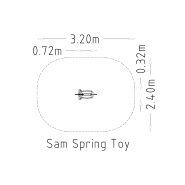 Jeu sur ressort 1 place Sam - réf 8046146 - Hags - Gris - Fondation à enterrer_2