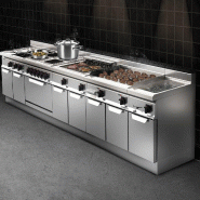 Friteuse gaz professionnelle 20 L inox - Série Lorenzo 700 - GFB479T-20 | GGM_2