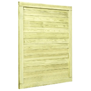 Vidaxl portail de jardin bois de pin imprégné 125x100 cm 45334_2