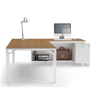 Bureau de direction en mélamine ou verre laqué - Charmant, rigoureux et simple - X8_2