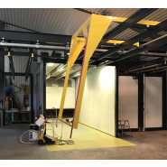 Convoyeur aérien modulable, manuel et motorisé  idéal pour le secteur industriel, le traitement de surface et l'application de peinture - MCI_2