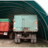 JRC Serres - Tunnel de stockage agricole 10m hauteur 4,50m - structure métallique TO95 et bâche PVC haute résistance_2