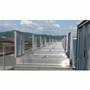 Lanterneau brakel® duo therma / sur embase en aluminium / double vitrage_2