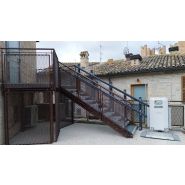 Monte-escalier avec plateforme V6 - pour escaliers droits - sécurité totale - personnalisable en couleurs RAL_2