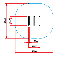 Parcours sportif pour enfants NRG Magellan Straits - réf 8047045 - HAGS - 7m de long, 1m de large, sécurité optimisée_2