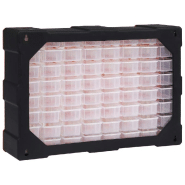 Vidaxl organisateur multi-tiroirs avec 64 tiroirs 52x16x37,5 cm 147579_2