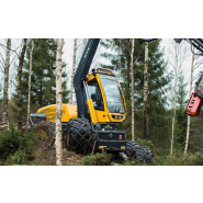 Abatteuse à roues Eco Log 550 - 5 pompes hydrauliques, moteurs Volvo Penta D8 6 cylindres, bras pendulaires_3