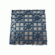 Caillebotis en composite coextrudé haute densité 30x30 cm - Coloris ambre - Surface couverte 0.091 m² par dalle - 11 dalles/m²_2