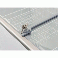 Congélateur coffre avec portes coulissantes vitrées - 400 L | Coolhead - CFG408_2