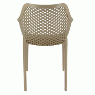 Fauteuil de restaurant exterieur Air - TAUPE_2