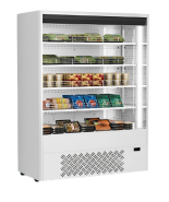 Vitrine libre-service murale - Température de -1°C à +5°C - 3 finitions possibles - Faible profondeur - Joues pleines_2