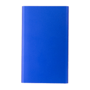 Power Bank - boîtier en aluminium recyclé - batterie 4000 mAh - ports USB et USB-C - couleur bleue_2