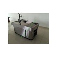 ECC-046 - Sortie de caisse en acier inoxydable - Guangzhou Eco Commercial Equipment Co., Ltd - Taille : L2000*W1200*H850 mm_2