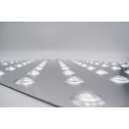 Pma0384 Labrador Podalu - Bande podotactile en aluminium - Oré peinture - Dimensions 60 x 41 cm_2